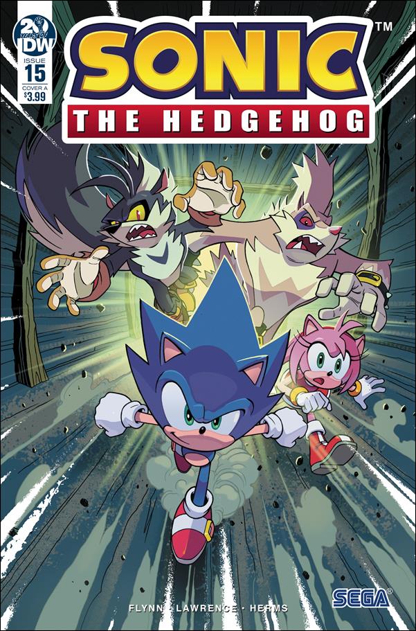 Sonic the Hedgehog (2018) issue 15 Jack Lawrence Cover