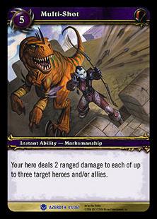 World of Warcraft: Heroes of Azeroth (Base Set) card 41 Multi-Shot
