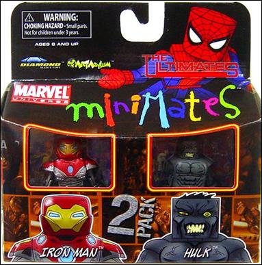 Marvel Minimates figure 77 Ultimate Iron Man and Ultimate Hulk