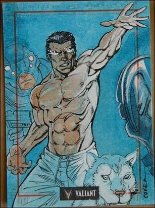 2013 Valiant Comics Preview Trading Card Set (Sketch Card Subset) card RC-04