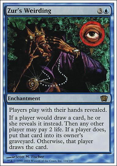 Magic the Gathering: 8th Edition (Base Set) card 116 Zur's Weirding