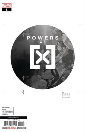 Powers of X issue 1-P R.B. Silva Cover (4th Printing)