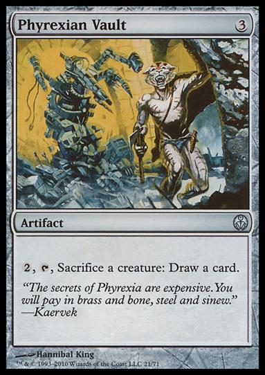 Magic the Gathering: Duel Decks: Phyrexia vs. the Coalition (Base Set) card 21 Phyrexian Vault