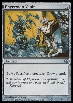 Magic the Gathering: Duel Decks: Phyrexia vs. the Coalition (Base Set) card 21 Phyrexian Vault
