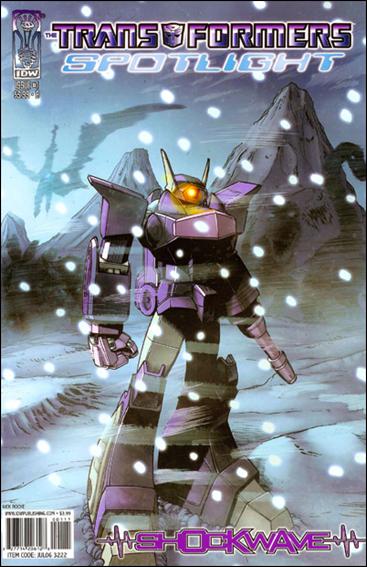 Transformers Spotlight issue 1-B Shockwave - Nick Roche Standard Cover