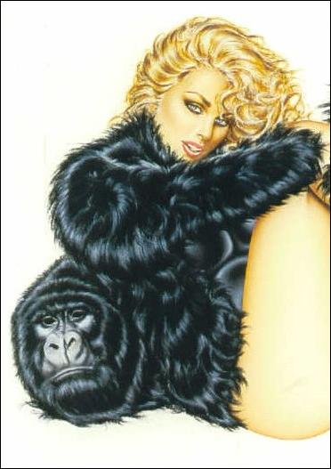 Olivia 3: Ladies, Leather & Lace (Base Set) card 62 Oh, You Animal! #6 of 6
