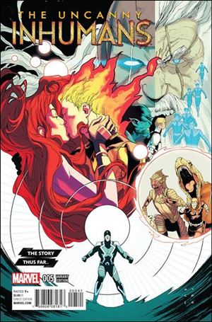 Uncanny Inhumans issue 5-B Kris Anka 1:10 The Story Thus Far... Cover