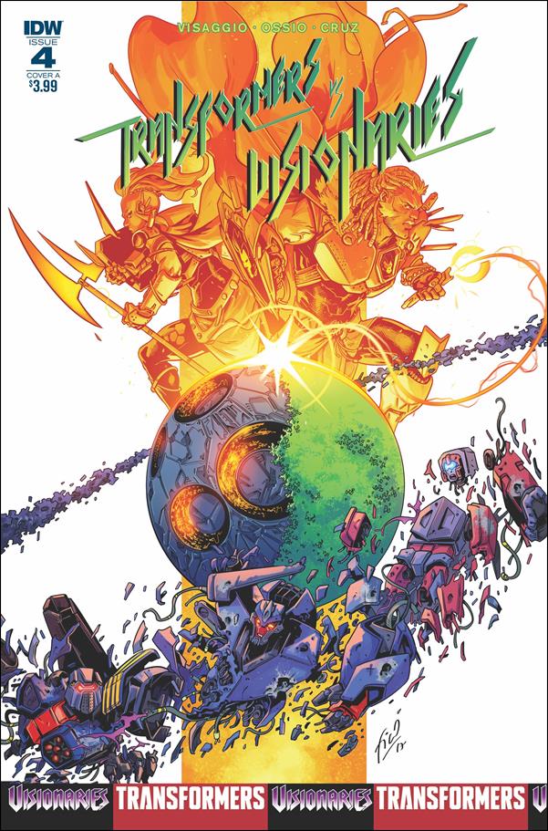 Transformers vs The Visionaries issue 4 Fico Ossio Cover