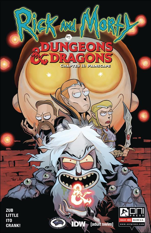 Rick and Morty vs Dungeons & Dragons Chapter II: Painscape issue 1 Leonardo Ito Cover