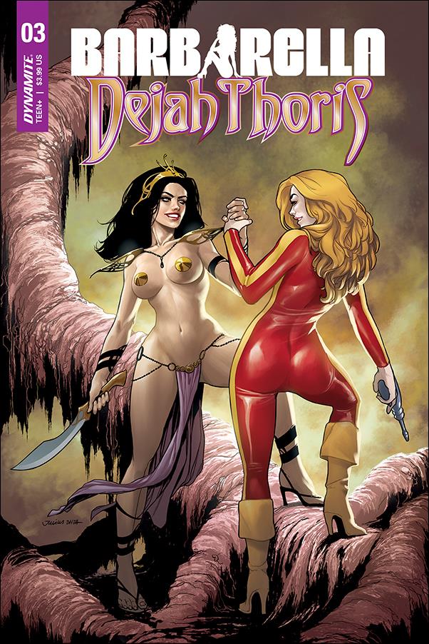 Barbarella / Dejah Thoris issue 3-C Julius Ohta Cover