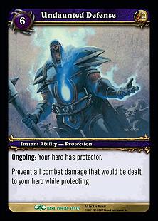 World of Warcraft: Through the Dark Portal (Base Set) card 66 Undaunted Defense
