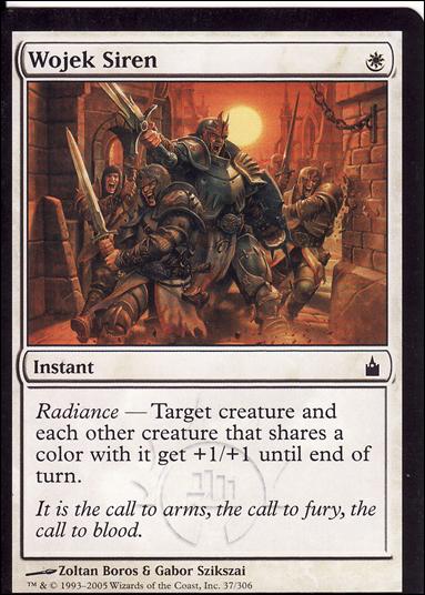 Magic the Gathering: Ravnica (Base Set)  card 37 Wojek Siren