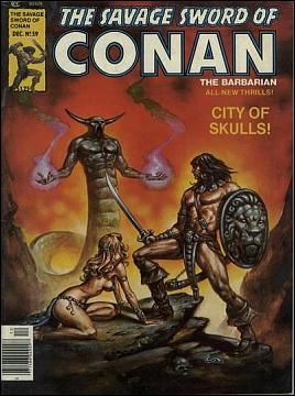 Savage Sword of Conan the Barbarian (Base Set) card 23 Cover Issue #59