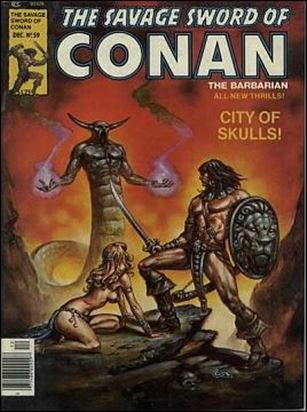Savage Sword of Conan the Barbarian (Base Set) card 23 Cover Issue #59