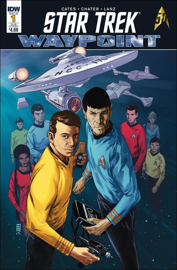 Star Trek: Waypoint issue 1-B Mark Buckingham Subscription Cover