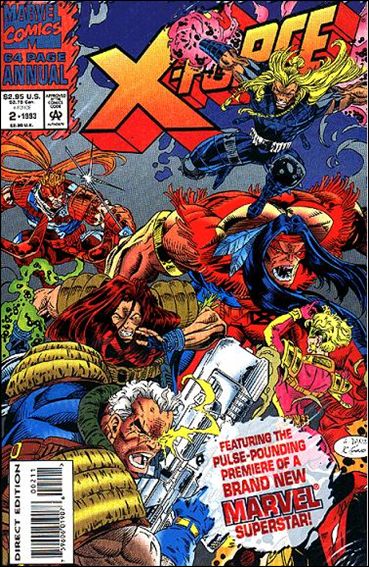 X-Force Annual (1992) issue 2 Polybagged with Trading Card