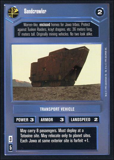 Star Wars: Premiere Limited (Base Set) card 147 Sandcrawler