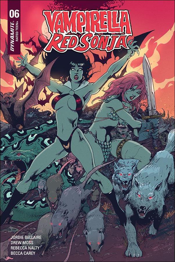 Vampirella / Red Sonja issue 6-G Roberto Castro Cover