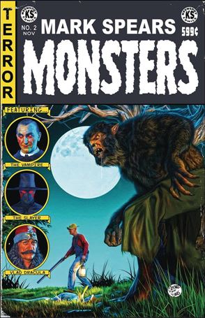 Mark Spears Monsters issue 2-D Mark Spears EC Comics Homage Cover