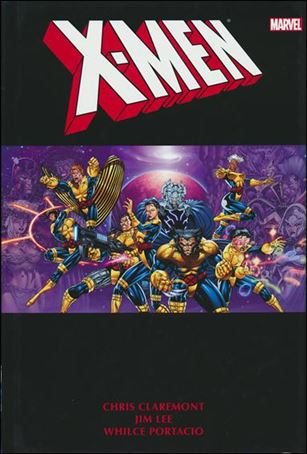 X-Men by Chris Claremont and Jim Lee Omnibus issue 2-B Direct Market Dust Jacket