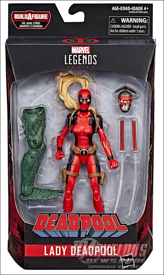 Marvel Legends Series: X-Men (Dr. Karl Lykos (Marvel's Sauron) Series) figure 5 Lady Deadpool