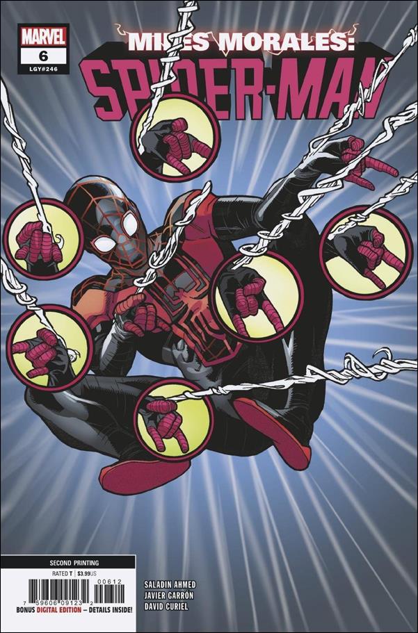 Miles Morales: Spider-Man (2018) issue 6-C Javier Garron Cover (2nd Printing)
