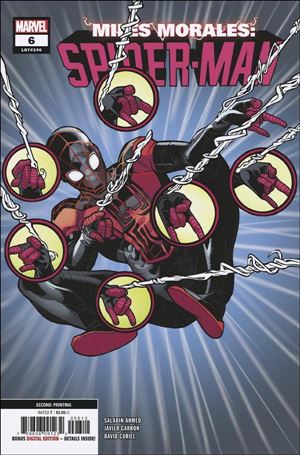 Miles Morales: Spider-Man (2018) issue 6-C Javier Garron Cover (2nd Printing)