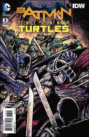 Batman/Teenage Mutant Ninja Turtles issue 3-B Kevin Eastman 1:50 Cover