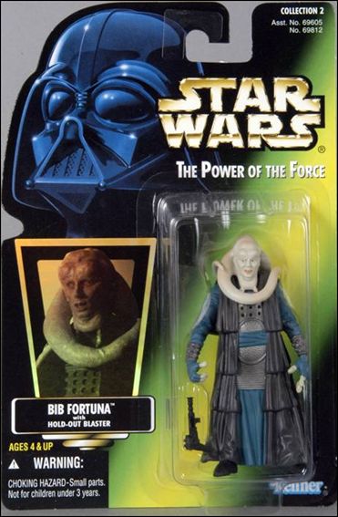 Star Wars: The Power of the Force 2 3 3/4" Basic Action Figures figure 32-C Bib Fortuna (Collection 2) (Holofoil Sticker)
