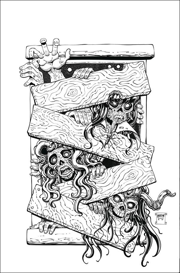 Die!namite issue 4-O Will Robson 1:15 Black & White Virgin Cover