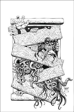 Die!namite issue 4-O Will Robson 1:15 Black & White Virgin Cover