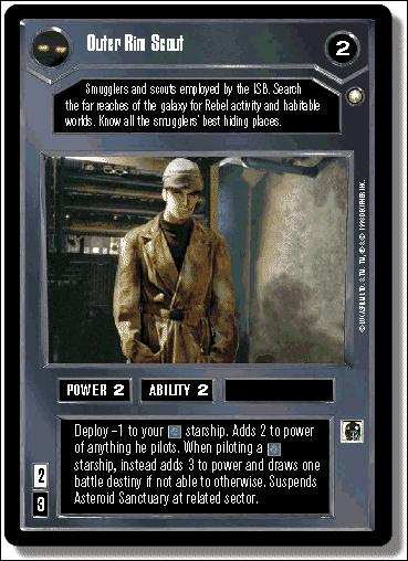 Star Wars: Special Edition Limited (Base Set) card 27 Outer Rim Scout