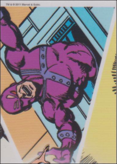 Marvel Universe 2011 (Acetate Parallel Subset) card 6