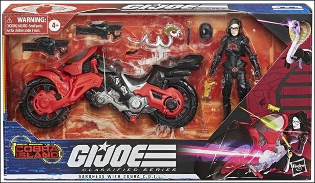 G.I. Joe: Classified Series (6" Action Figures) figure 13 Baroness with Cobra C.O.I.L. (Cobra Island)