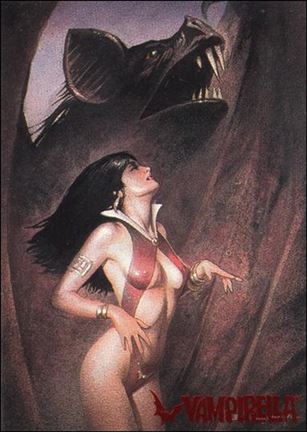 Visions of Vampirella card 51 At the core of my being I see it...