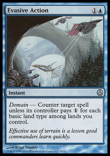 Magic the Gathering: Duel Decks: Phyrexia vs. the Coalition (Base Set) card 50 Evasive Action