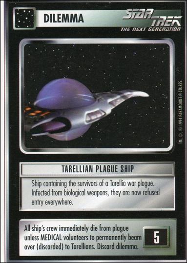 Star Trek: Premiere Unlimited (Base Set) card 50 Tarellian Plague Ship