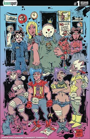 Junior High Horrors: Strangest Things issue 1-C Erik Klaus 1:5 Cover