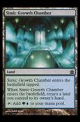 Magic the Gathering: Commander (Base Set) card 288 Simic Growth Chamber