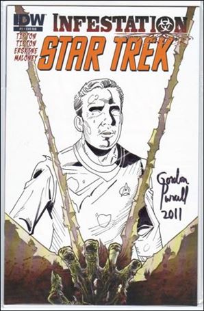 Star Trek: Infestation issue 1-D Gordon Purcell 1:25 Sketch Cover