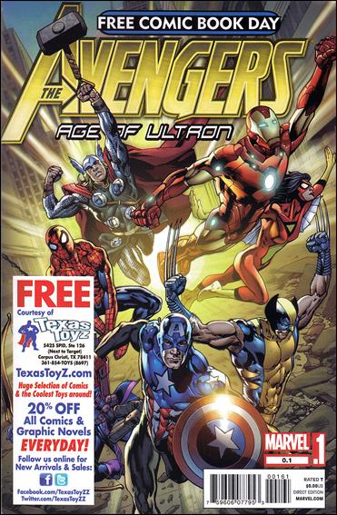 Free Comic Book Day 2012 (Avengers: Age of Ultron Point One) issue 0.1-C Texas Toyz Cover