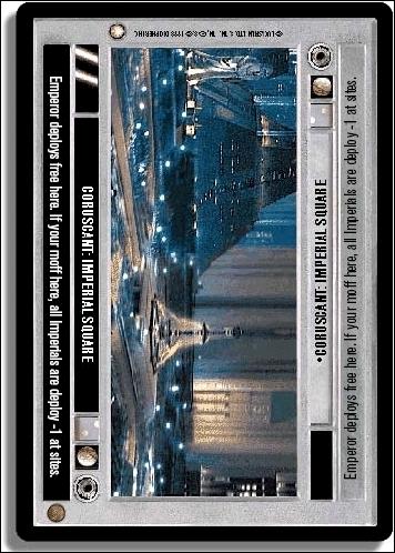 Star Wars: Special Edition Limited (Base Set) card 115 Coruscant: Imperial Square