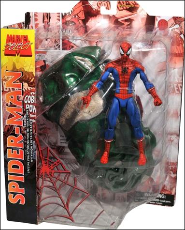 Marvel Select figure 48 Spider-Man (with Smashed Car)