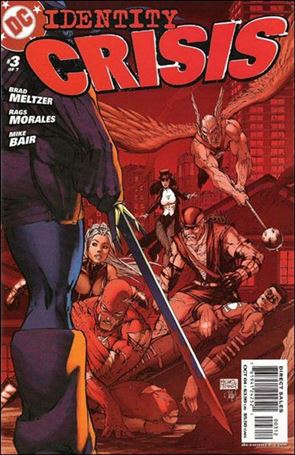 Identity Crisis issue 3-B Red Cover (2nd Printing)