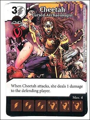 DC Comics Dice Masters Justice League  card 46 Cheetah - Cursed Archeologist 