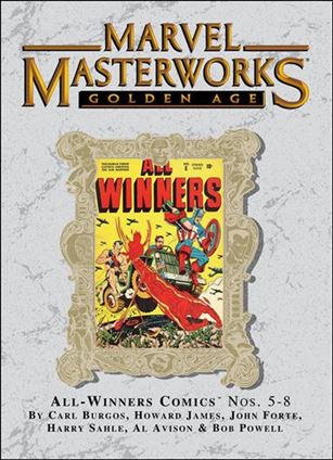Marvel Masterworks: Golden Age All-Winners issue 2-B Marble Dust Jacket Vol 71