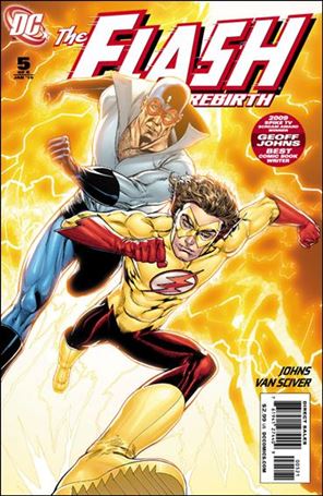Flash: Rebirth (2009) issue 5-B Max Mercury and Kid Flash 1:25 Cover