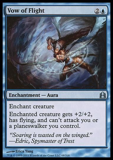 Magic the Gathering: Commander (Base Set) card 68 Vow of Flight