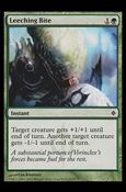 Magic the Gathering: New Phyrexia card 113 Leeching Bite