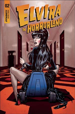 Elvira in Horrorland issue 2-C Silvia Califano Cover